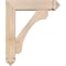 Ekena Millwork Legacy Arts and Crafts Smooth Bracket w/ Offset Brace, Douglas Fir, 5 1/2"W x 20"D x 24"H BKT0604X20X24LEC03SDF - alternate 2